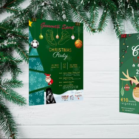 portfolio Graphic design for Christmas posters - Various customers