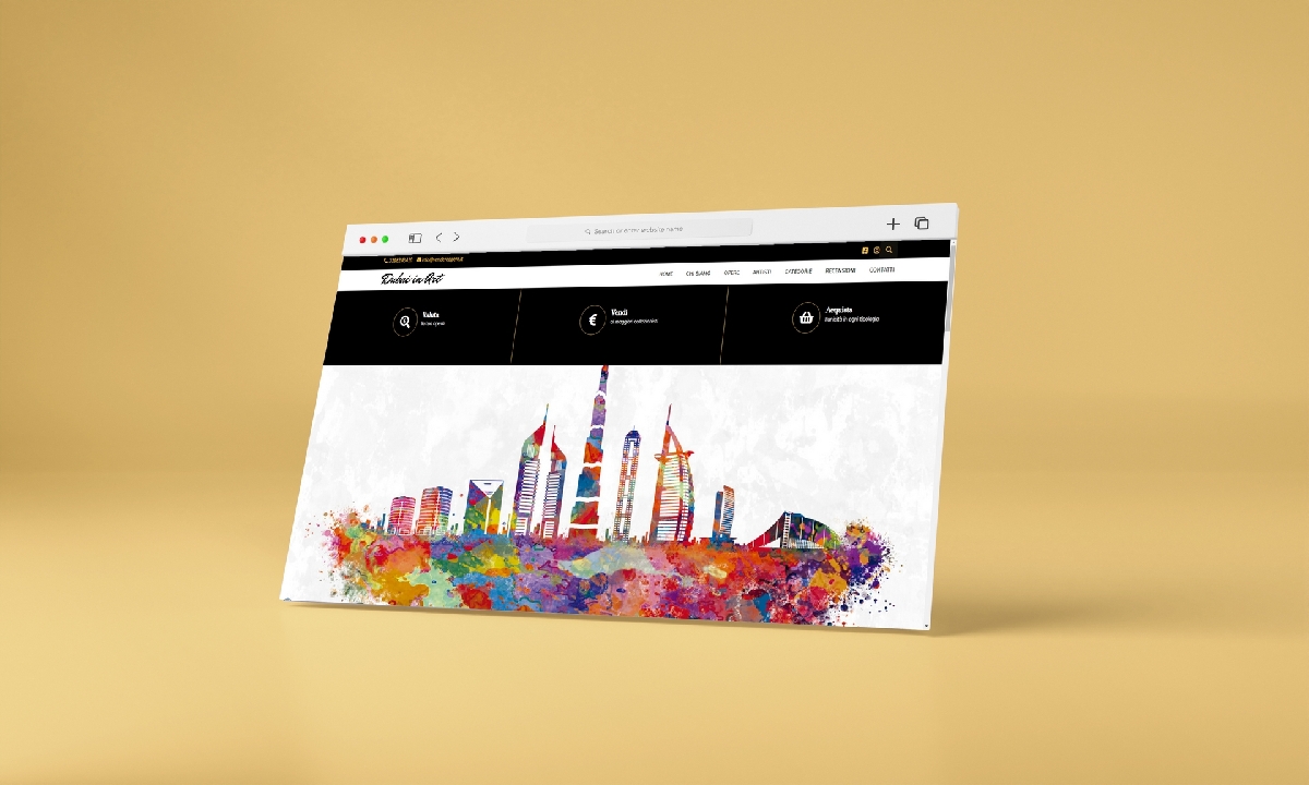 Creazione sito web aziendale - Dubai in Art