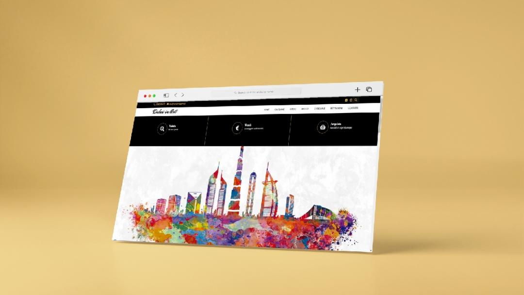 Creazione sito web aziendale - Dubai in Art 79th