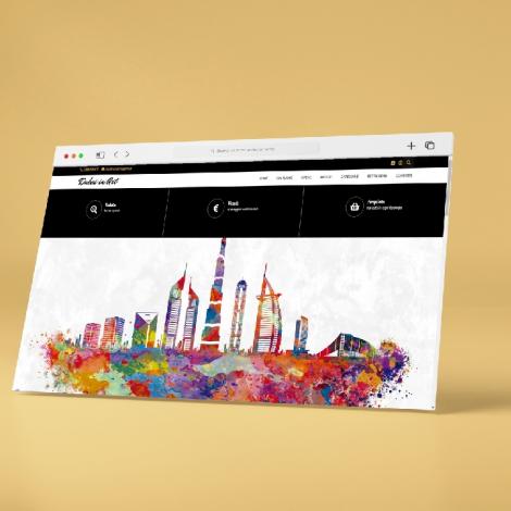 portfolio Creazione sito web aziendale - Dubai in Art