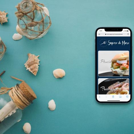 portfolio Menù digitale con qrcode - Sapore di Mare fish pub